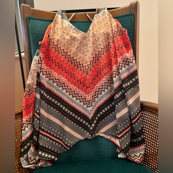 2/$15 - River Island Boho Handkerchief Hem Tank - UK 10 (US 6) - Picture 7 of 10